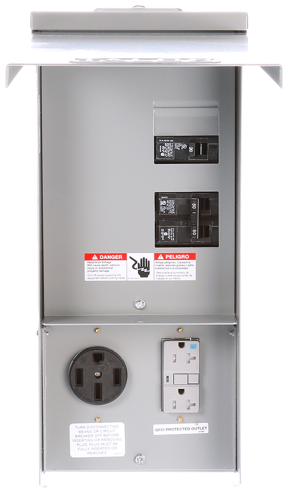 Product image for Siemens TL17US 125 Amp Galvanized Steel Power Outlet Panel