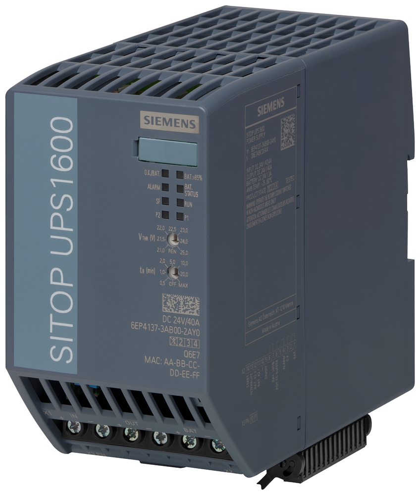 Product image for Siemens 6EP41373AB002AY0 SITOP UPS1600