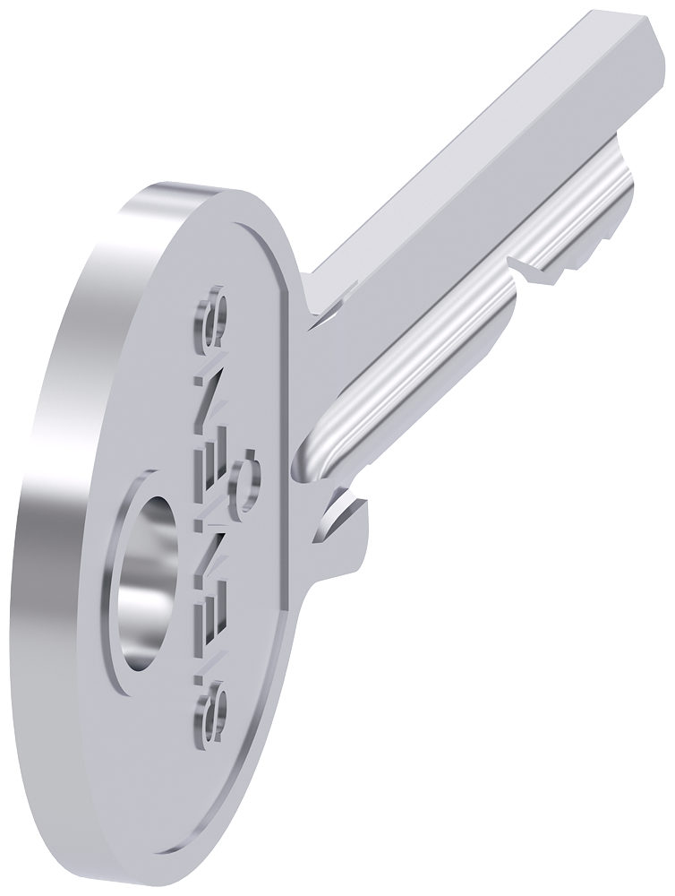 Product image for Siemens 3SU19500FP800AA0 KEY CES LOCK N