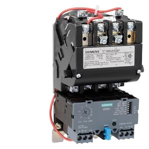 Product image for Siemens 14EUE32AA 120/220 to 240 VAC 10 to 40 Amp 15 Hp 3-Phase 3-Pole Non-Reversing Motor Starter