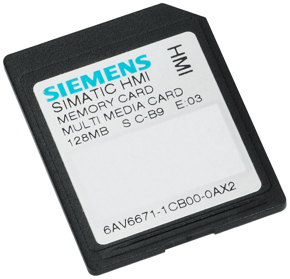 Product image for Siemens 6AV66711CB000AX2 128 MB Flash EPROM Micro Memory Card