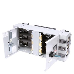 Product image for Siemens V7E3633 480/600 VAC 100 Amp 25 Hp 10 to 1/0 AWG 3-Pole Twin Disconnect Switch