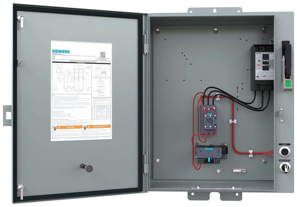 Product image for S-A 3RE48120GM764FA0 Pump panel,S2,