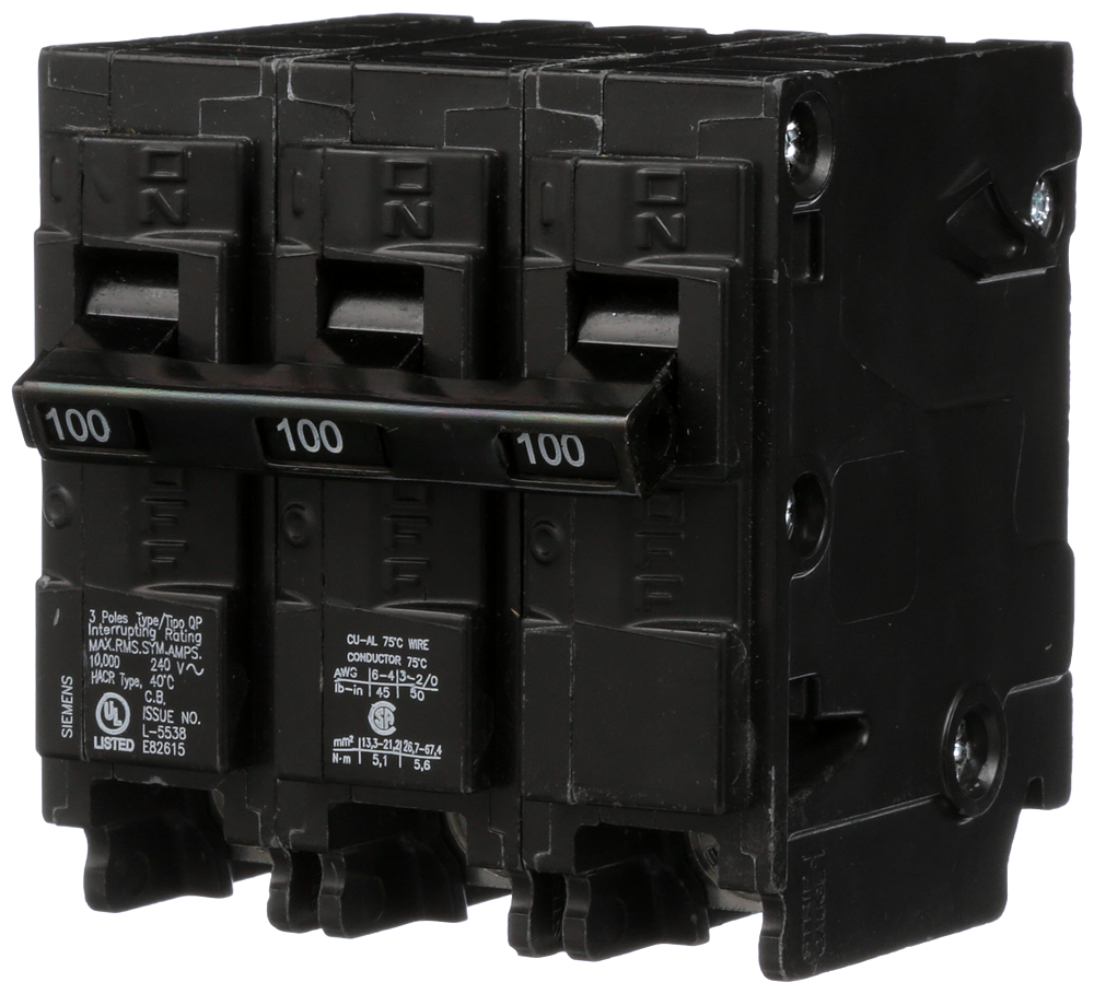 Product image for Siemens MBK3100 240 Volt 100 Amp 3-Phase 10 kA Load Center Main Breaker Kit