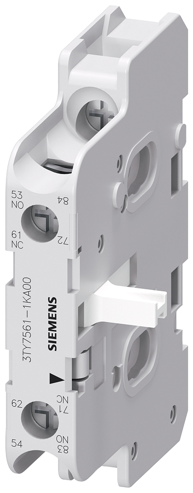 Product image for Siemens 3TY7561-1KA00 AUX CONTACTOR BLK