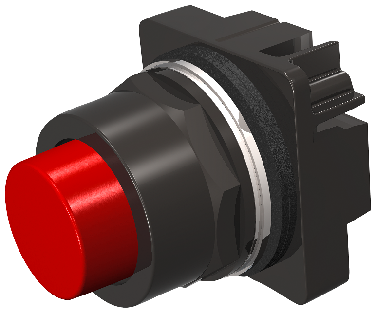 Product image for Siemens 52BM8B2 PUSHBUTTON,MOM,RED,EXTE