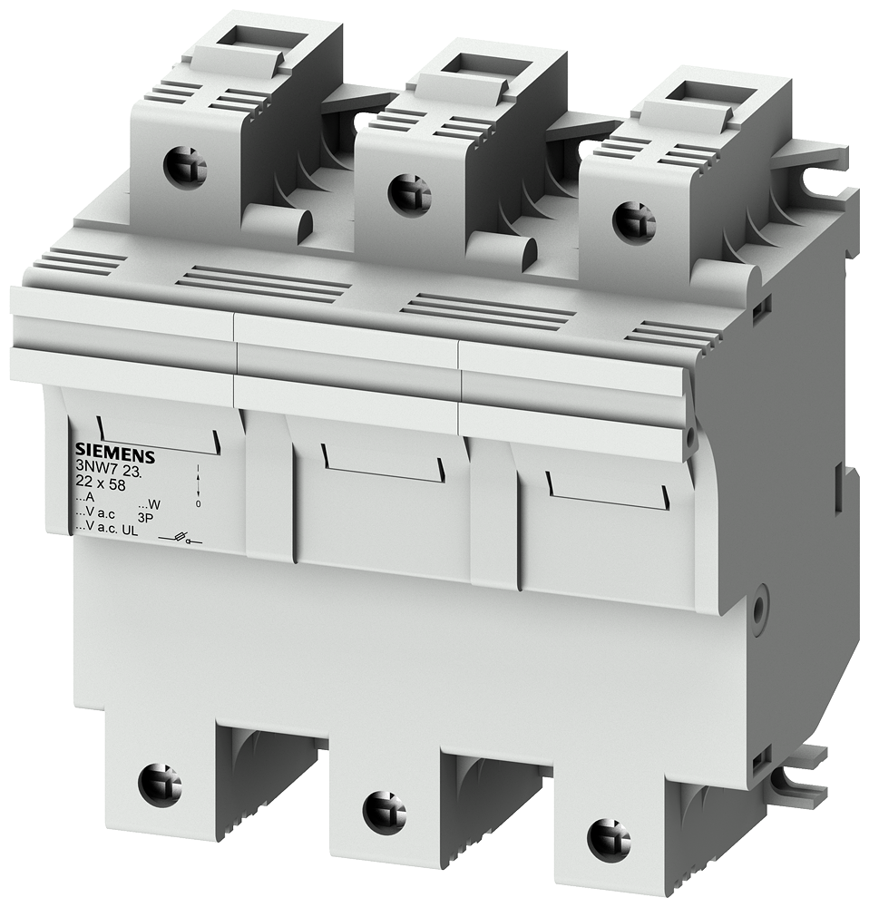 Product image for Siemens 3NW7231 FLUSH MOUNT.FUSE BASE,S