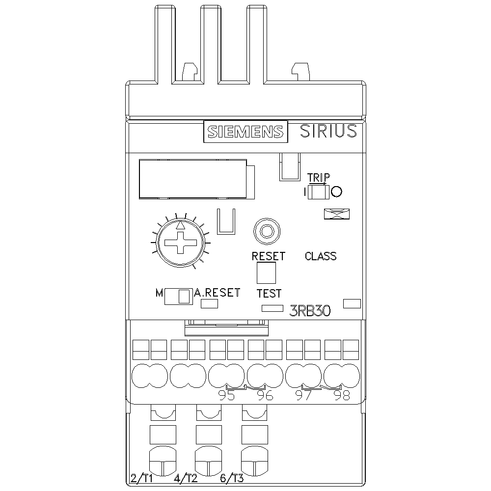 Product image for Siemens 3RB30161SE0 OVERLOAD S.S. CL10