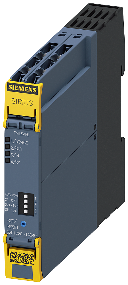 Product image for Siemens 3SK12201AB40 SAFETY RELAY ADV I