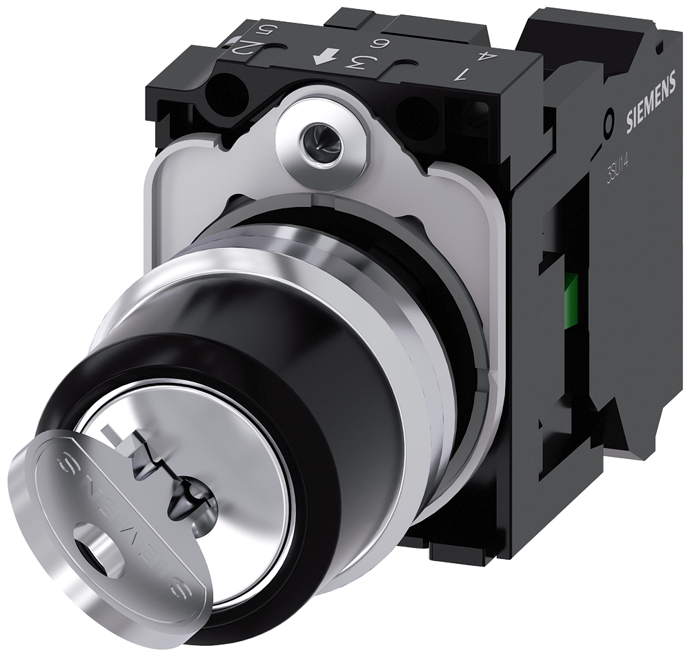 Product image for S-A 3SU11504BF113BA0 KEY SW, 2POS,