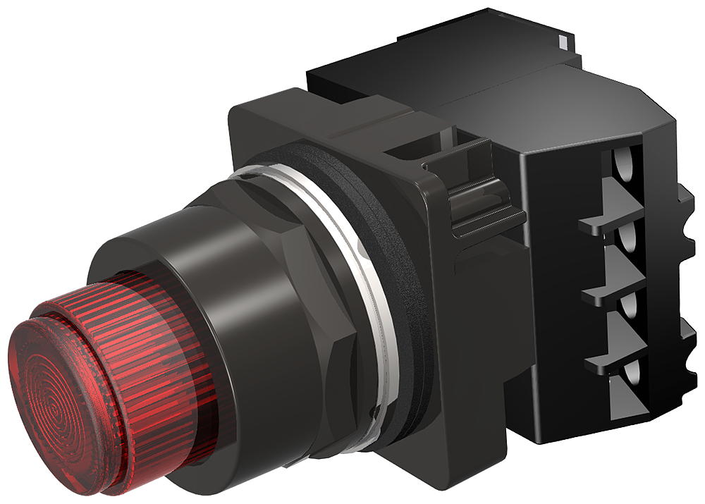 Product image for Siemens 52BT6E2AB PUSHBUTTON_RED_ILL_1N