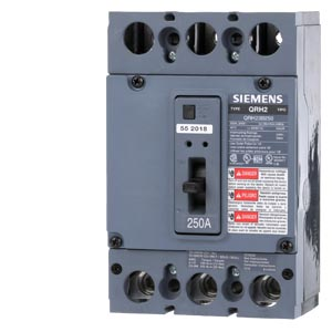 Product image for Siemens QRH23B250 QR MCCB,25kA@2