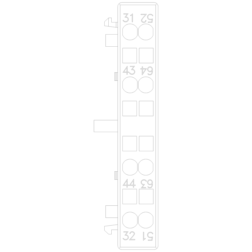 Product image for Siemens 3RH29212DA11 AUX. SWITCH LATERA