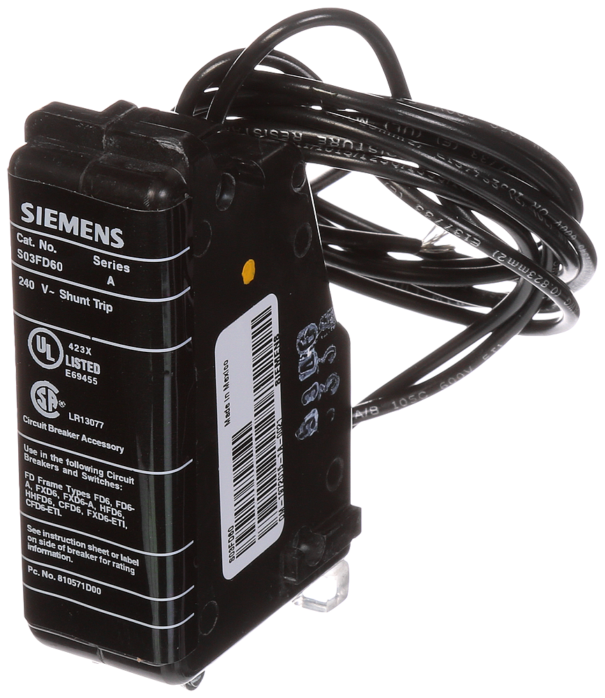 Product image for Siemens S03FD60 BREAKER FD 240VAC ST