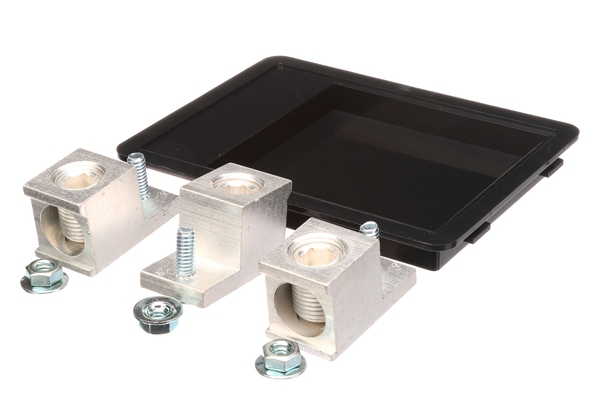 Product image for Siemens MLKA1A 250 Amp 1-Phase 6 AWG to 350 MCM Aluminum/Copper Conductor Feed-Through Panelboard Lug Kit