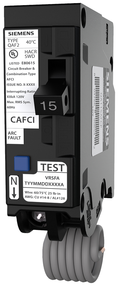 Product image for Siemens QA115AFCP BRKR QAF2 AFCI 1P 120