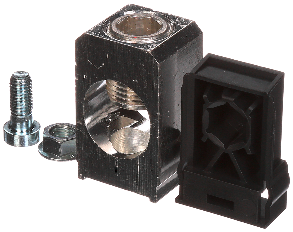 Product image for Siemens TC1JG750 1-Hole 70 to 400 Amp 3/0 AWG to 750 MCM Copper Circuit Breaker Wire Connector
