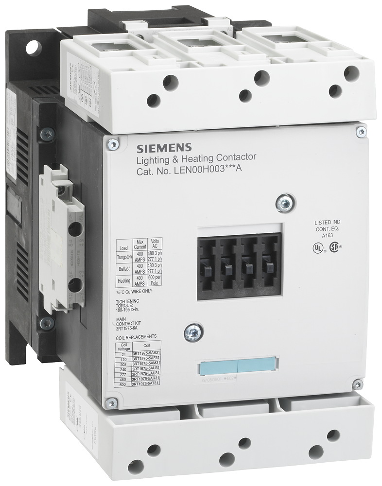 Product image for Siemens LEN00H003120A Contactor LE,400A