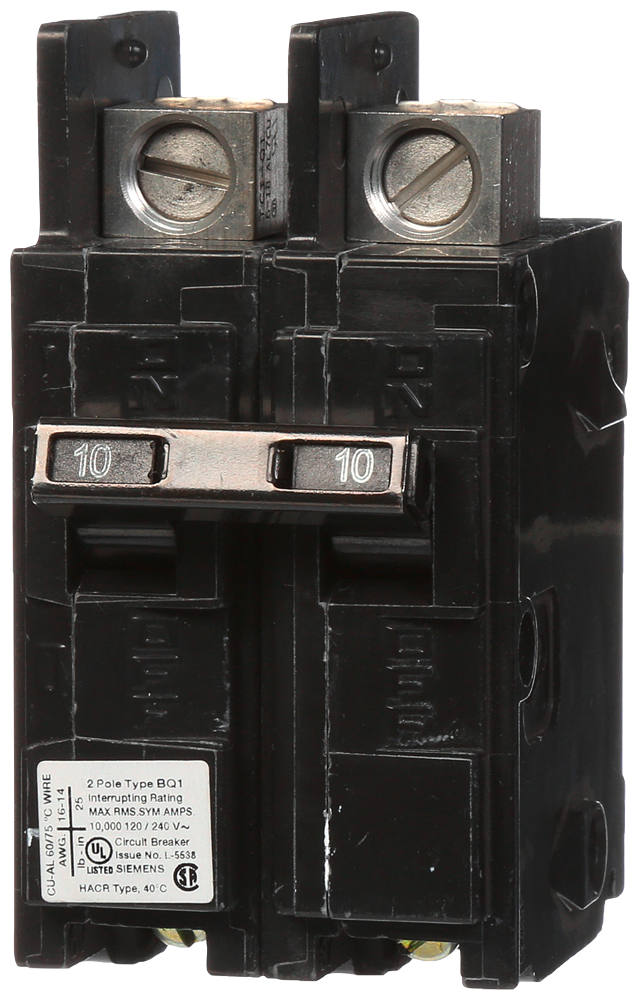 Product image for Siemens BQ2B010L BRKR BQ 2P 120/240V 10