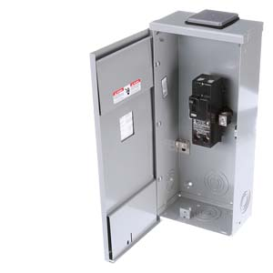 Product image for Siemens W0202MB1200CU 120/240 VAC 200 Amp 1-Phase 3-Wire NEMA 3R Main Breaker Circuit Breaker Enclosure