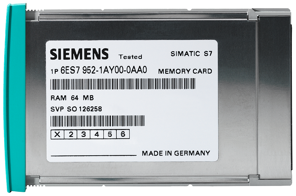 Product image for Siemens 6ES79520KH000AA0 MEMORY CARD S7