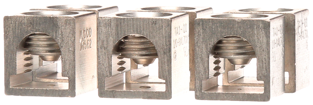 Siemens TA1Q1 50 to 100 Amp 6 to 1/0 AWG Aluminum/8 to 1 AWG Copper 1-Conductor Circuit Breaker Line Lug Product image for Siemens TA1Q1 50 to 100 Amp 6 to 1/0 AWG Aluminum/8 to 1 AWG Copper 1-Conductor Circuit Breaker Line Lug