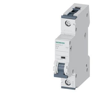 Product image for Siemens 5SY6104-7 4 Amp C Curve 1-Pole Supplementary Protector