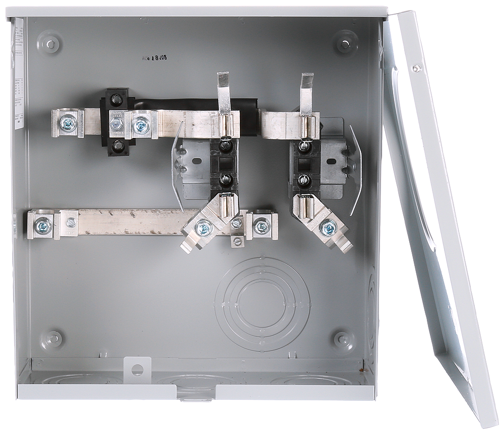 Product image for Siemens UAS877-PPZA 600 VAC 200 Amp 1-Phase 3-Wire 4-Jaw 1-Position Horn Bypass Ringless Meter Mounting Equipment