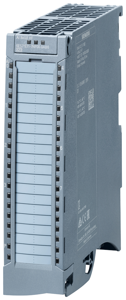 Product image for Siemens 6ES75317NF000AB0 S7-1500. AI 8X