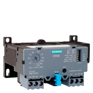 Product image for Siemens 3UB81334GW2 25 to 100 Amp 1NO 1NC Solid State Overload Relay