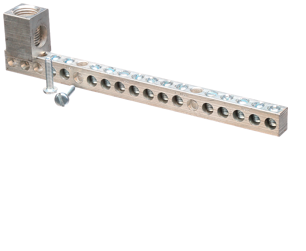 Product image for Siemens ECGB142 14 to 4 AWG Copper/Aluminum 14-Position Load Center Ground Bar Kit