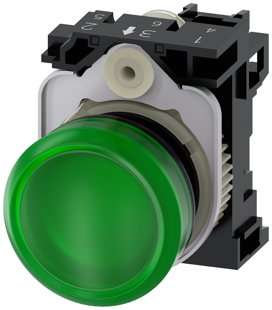 Product image for Siemens 3SU11026AA401AA0 INDICATOR LIGH