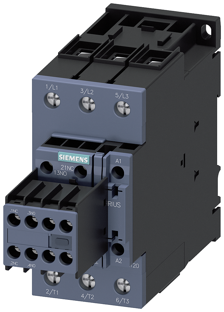 Siemens 3RT20361AK64 CONTACTOR S2 50A 1 Product image for Siemens 3RT20361AK64 CONTACTOR S2 50A 1