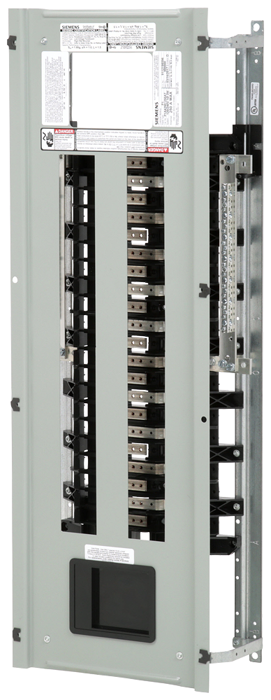 Product image for Siemens P1A42MC250AT 120/240 Volt 250 Amp 42 Circuit 1-Phase 3-Wire Aluminum Bus Convertible Main Panelboard Interior