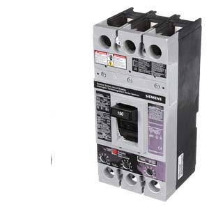 Product image for Siemens HFXD63B150 3-Pole 150 Amp 600 VAC 25 kA Molded Case Circuit Breaker