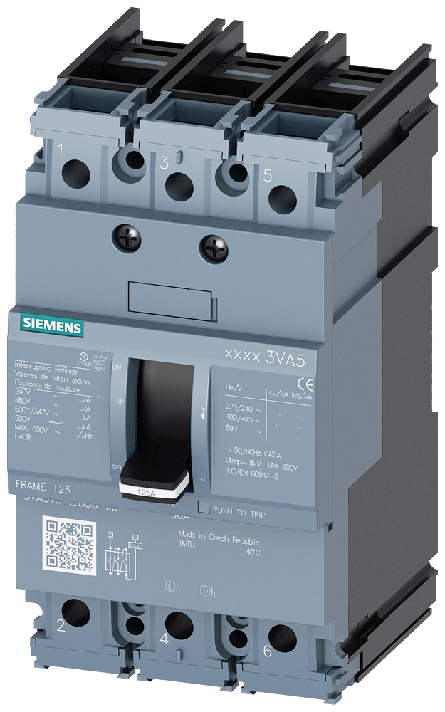 Product image for S-A 3VA5160-6ED36-0AA0 BRKR 3VA51 3