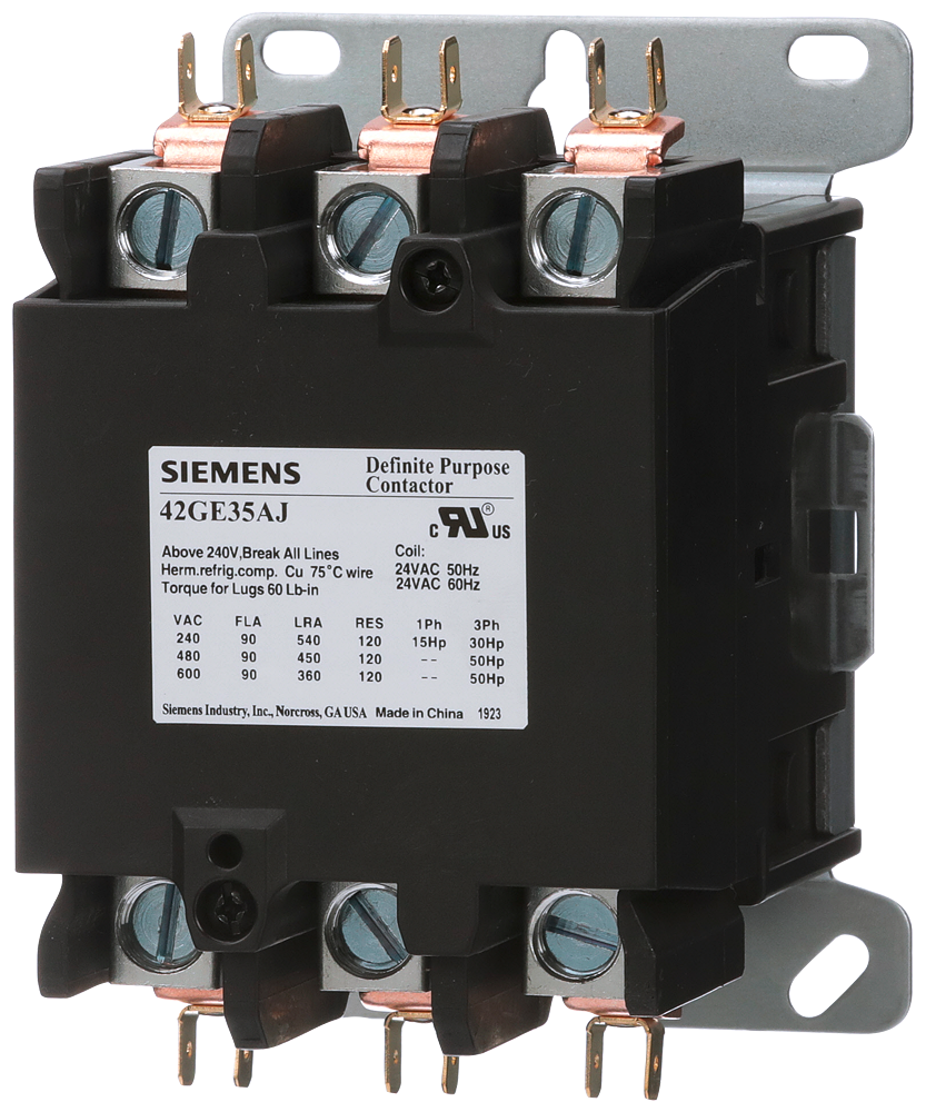 Product image for Siemens 42GE35AJ Contactor, 42DP,90A,3P
