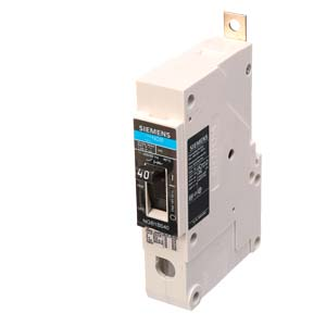 Product image for Siemens NGB1B040B 1-Pole 40 Amp 347 Volt 14 kA Molded Case Circuit Breaker