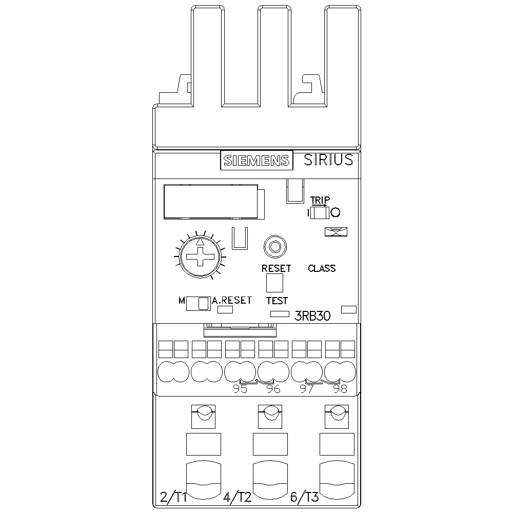 Product image for Siemens 3RB30261VE0 OVERLOAD S.S. CL10