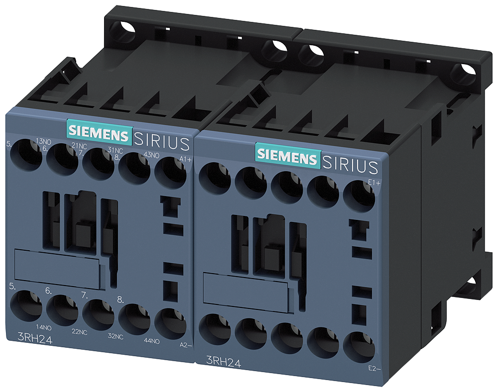 Product image for Siemens 3RH24221BB40 CONT RELAY LATCHED