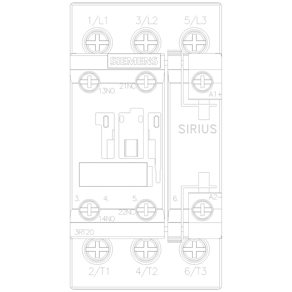 Siemens 3RT20261NB30 CONTACTOR S0 25A 2 Product image for Siemens 3RT20261NB30 CONTACTOR S0 25A 2
