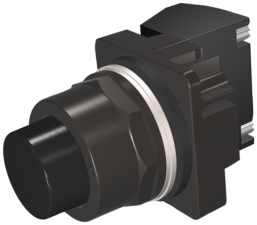 Product image for Siemens 52BM8B1A PUSHBUTTON,MOM,BLK,EXT