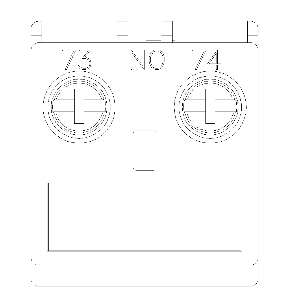 Product image for Siemens 3RH29111AA10 AUX. SWITCH 1NO WI