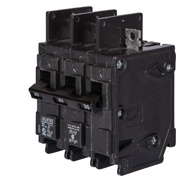 Product image for Siemens BQ3B090 3-Pole 90 Amp 240 VAC 10 kA Molded Case Circuit Breaker