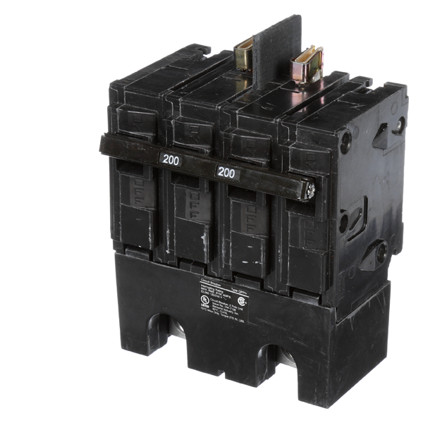 Product image for Siemens Q2200BH 2-Pole 120/240 VAC 200 Amp 22 kA Common Trip Molded Case Circuit Breaker