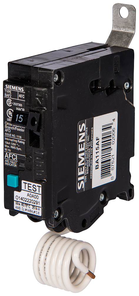 Product image for Siemens BA120AFCHH HBAF2 Breaker