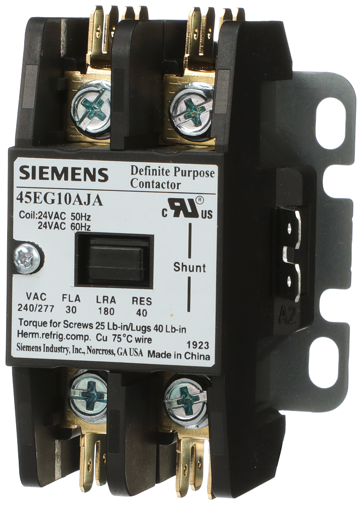 Product image for Siemens 45EG10AJA Contactor, 45DP,30A,1