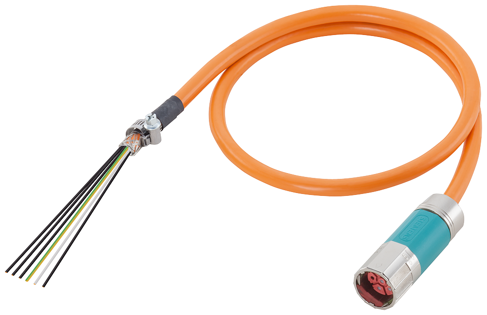 Product image for Siemens 6FX50025CG101AF0 POWER CABLE,PR