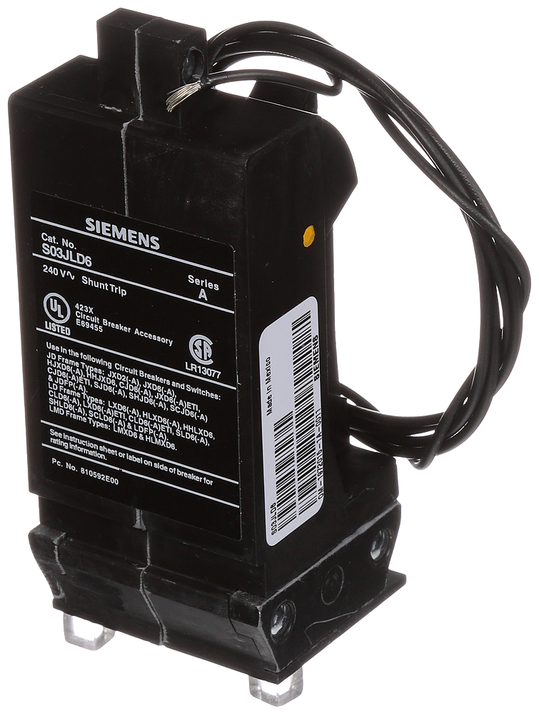 Product image for Siemens S03JLD6 BREAKER JD/LD/LMD 240VA