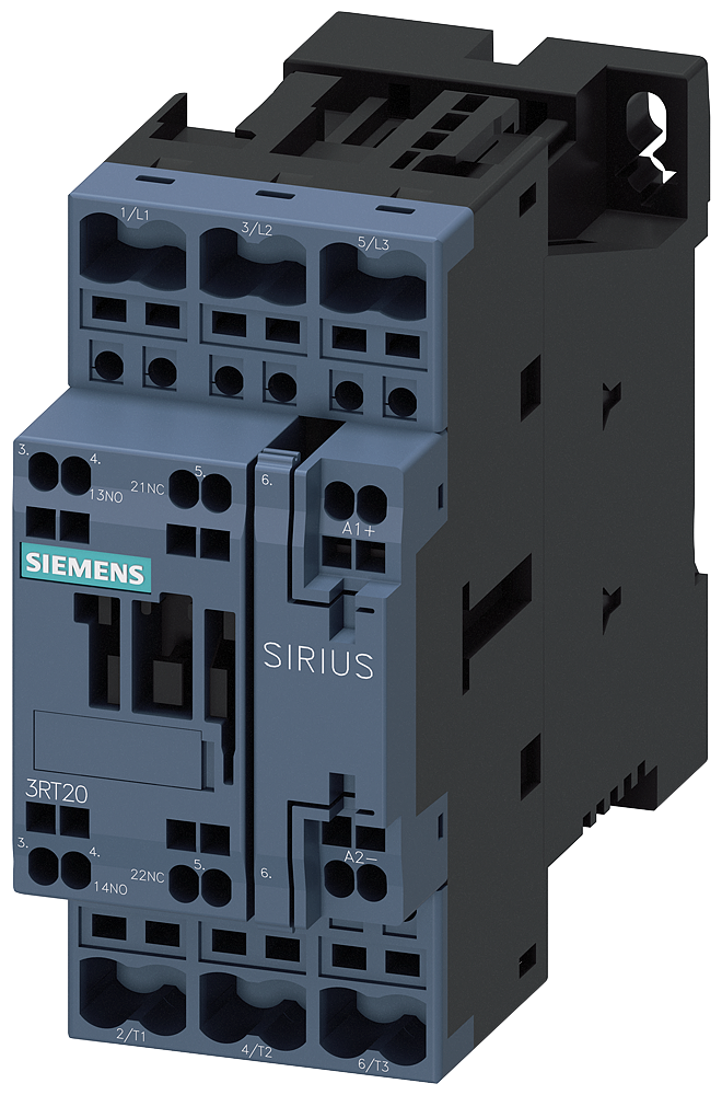 Product image for Siemens 3RT20252BB40 CONTACTOR S0 16A 2